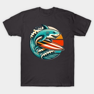 Surfing Shark T-Shirt